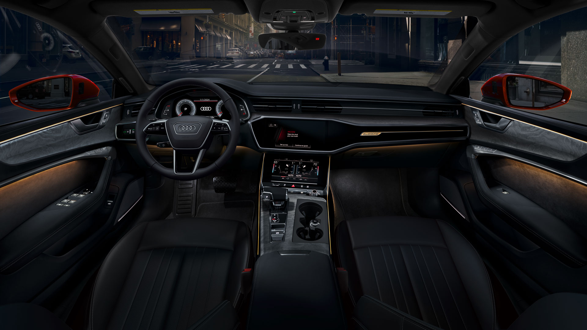 The Elegant Interior of the 2024 Audi A7 | Audi Van Nuys