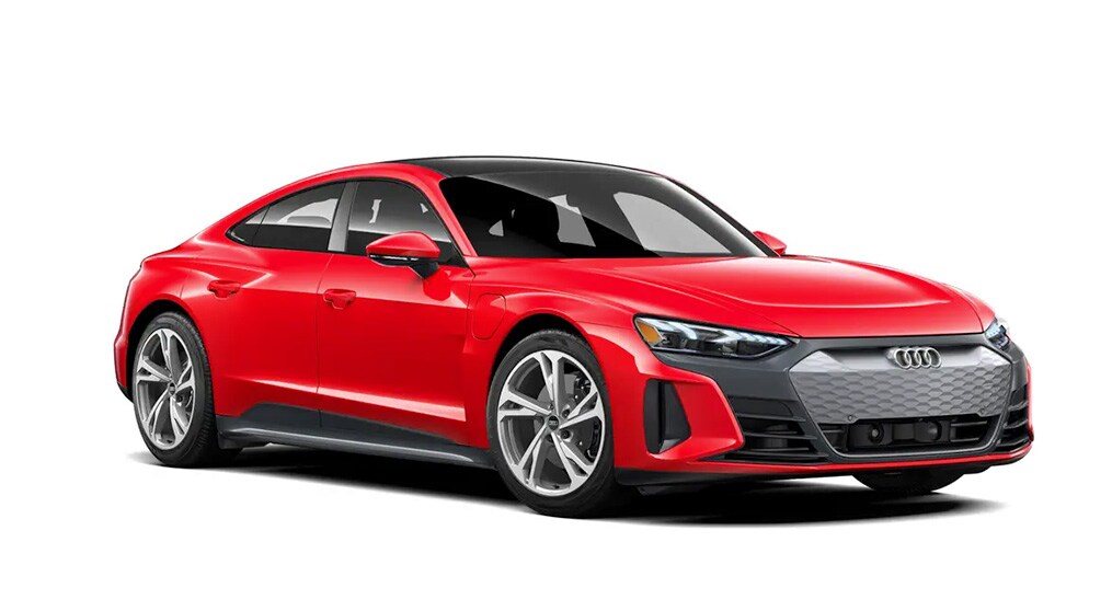 2022 Red Audi e-tron GT Hybrid vehicle