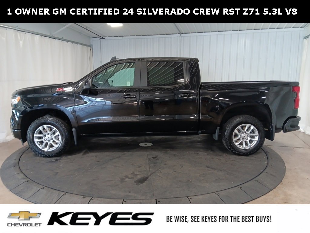 Certified 2024 Chevrolet Silverado 1500 RST with VIN 2GCUDEED8R1141141 for sale in Menomonie, WI