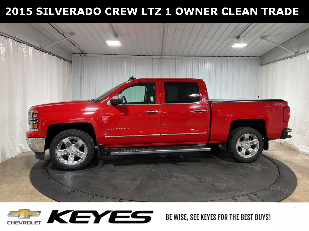 Used 2015 Chevrolet Silverado 1500 LTZ with VIN 3GCUKSEC1FG434409 for sale in Menomonie, WI