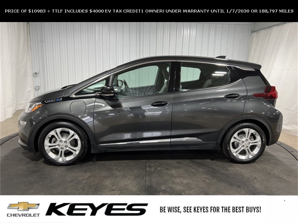 Used 2018 Chevrolet Bolt EV LT with VIN 1G1FW6S05J4112272 for sale in Menomonie, WI