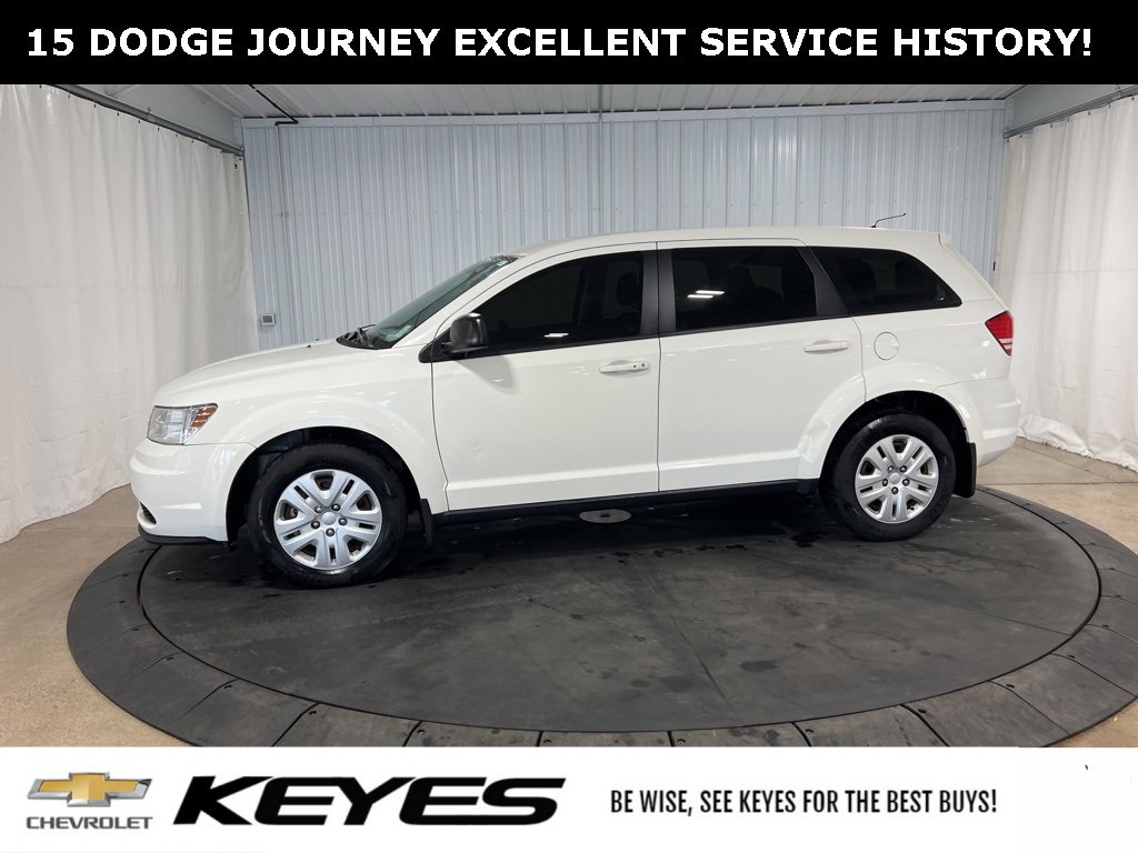 Used 2015 Dodge Journey SE with VIN 3C4PDCAB4FT587691 for sale in Menomonie, WI
