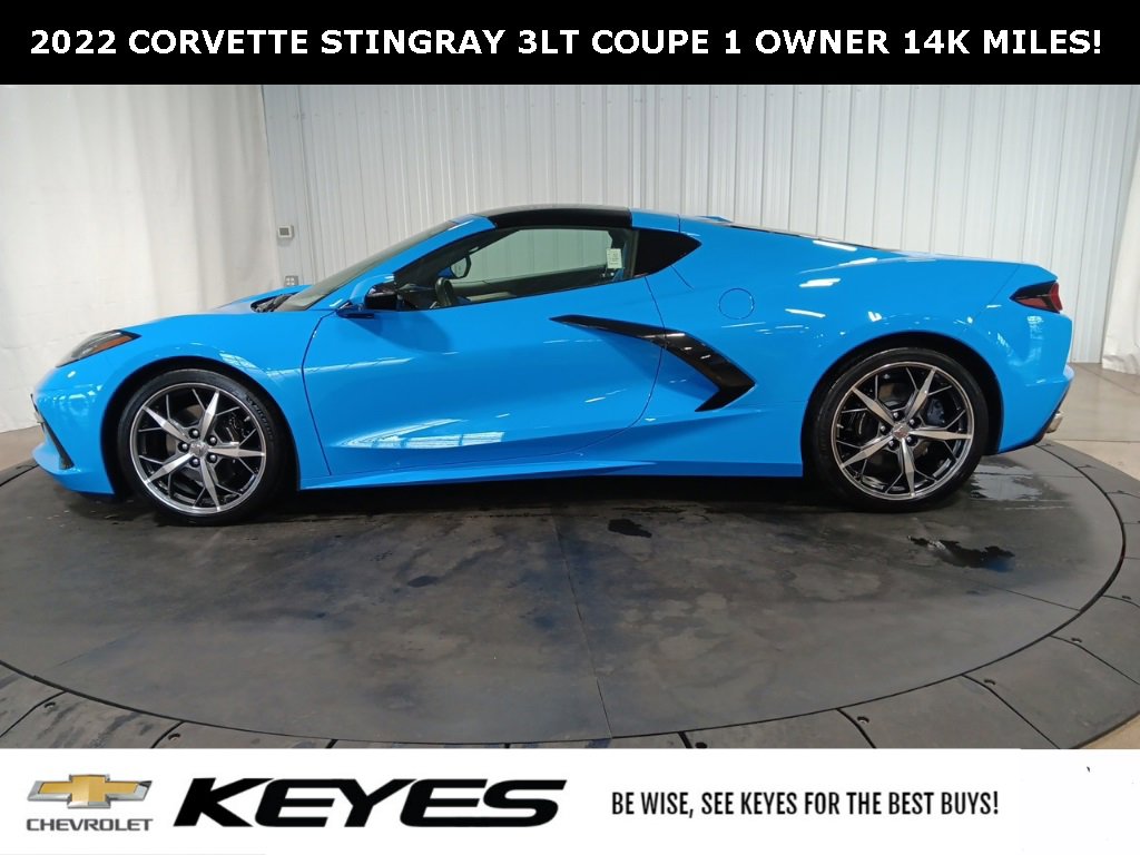 Used 2022 Chevrolet Corvette 3LT with VIN 1G1YC2D45N5124030 for sale in Menomonie, WI