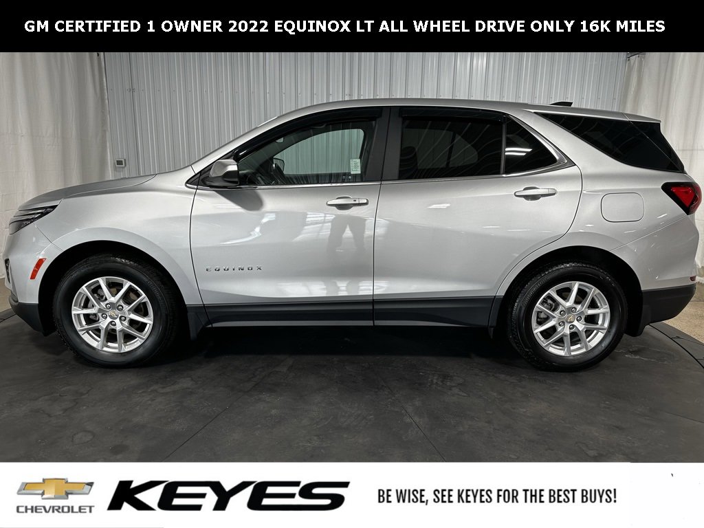 Certified 2022 Chevrolet Equinox LT with VIN 3GNAXUEV6NL113139 for sale in Menomonie, WI