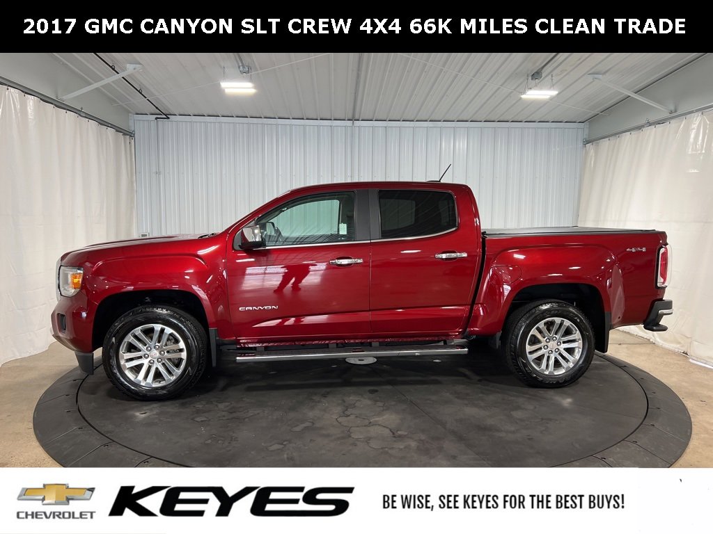 Used 2017 GMC Canyon SLT with VIN 1GTG6DEN7H1268221 for sale in Menomonie, WI