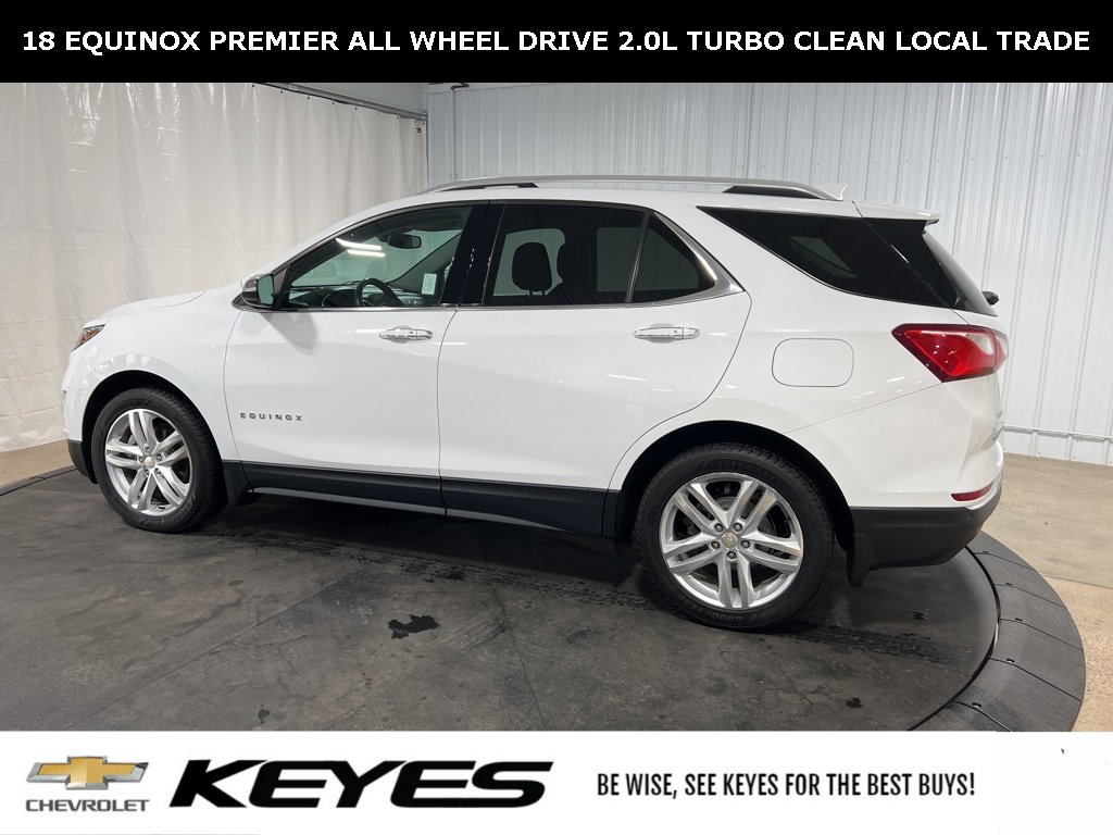 Used 2018 Chevrolet Equinox Premier with VIN 2GNAXWEX1J6200085 for sale in Menomonie, WI