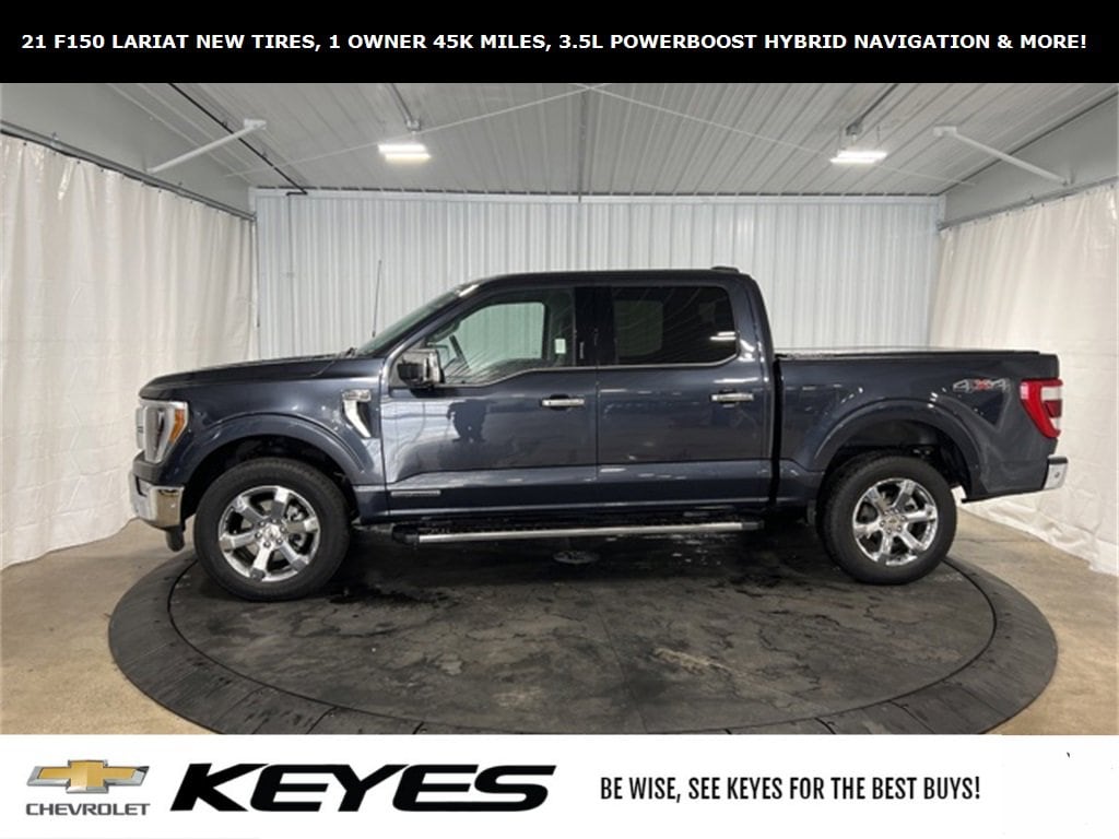 Used 2021 Ford F-150 Lariat with VIN 1FTFW1EDXMFC49502 for sale in Menomonie, WI