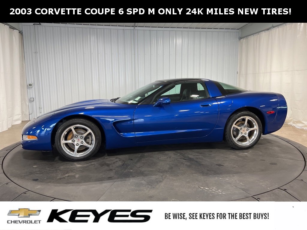 Used 2003 Chevrolet Corvette Base with VIN 1G1YY22G235103857 for sale in Menomonie, WI