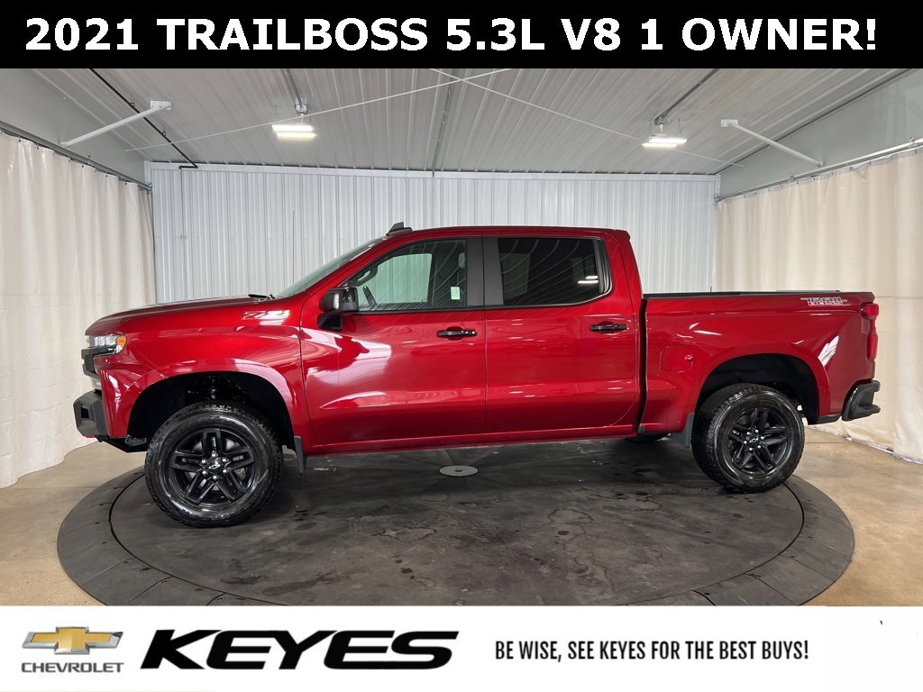 Used 2021 Chevrolet Silverado 1500 LT Trail Boss with VIN 1GCPYFED6MZ244565 for sale in Menomonie, WI