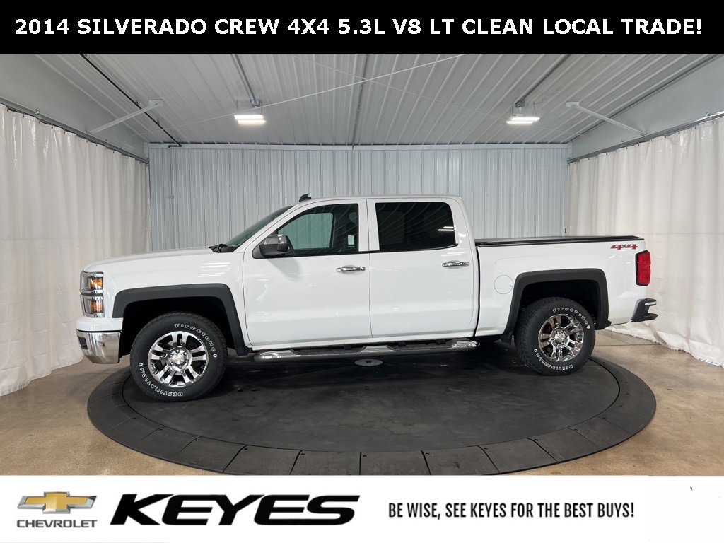 Used 2014 Chevrolet Silverado 1500 LT with VIN 3GCUKREC7EG491527 for sale in Menomonie, WI