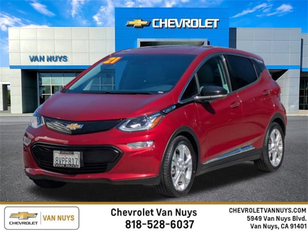 Used 2021 Chevrolet Bolt EV LT Car