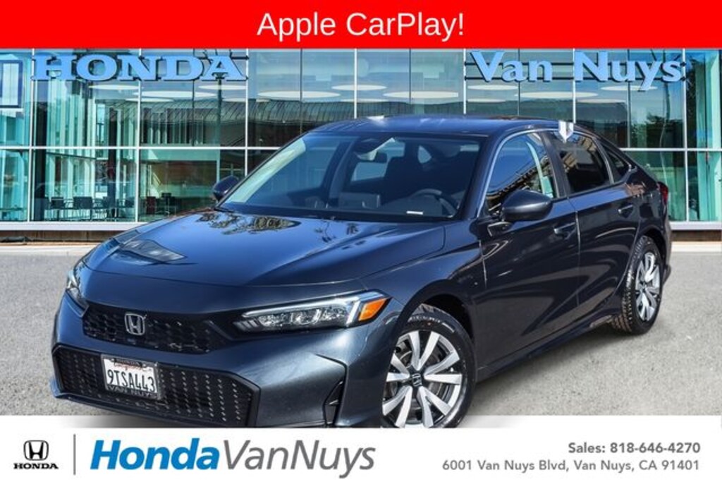 Certified 2025 Honda Civic LX Sedan