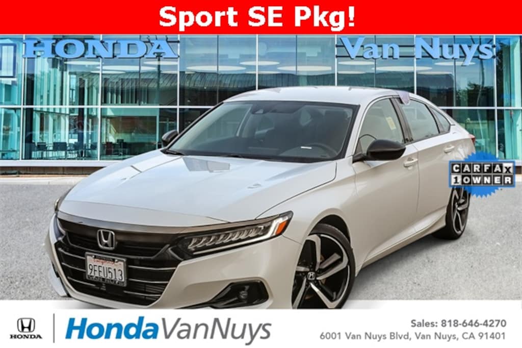 Certified 2022 Honda Accord Sport Special Edition Sedan
