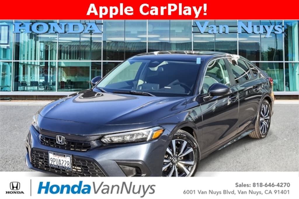 Certified 2022 Honda Civic EX Sedan