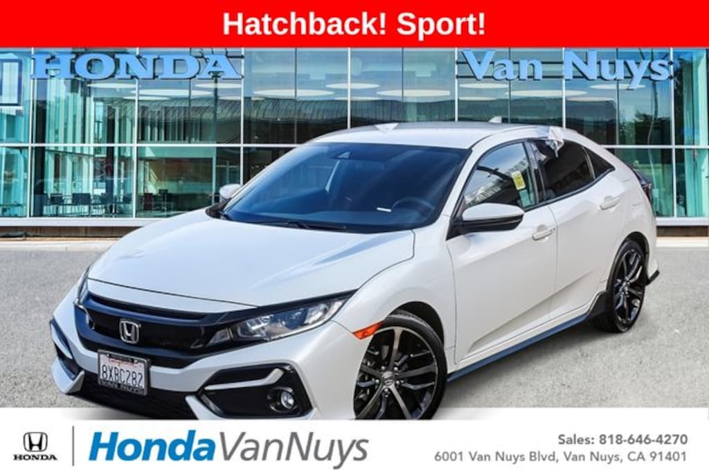 Certified 2021 Honda Civic Sport Hatchback