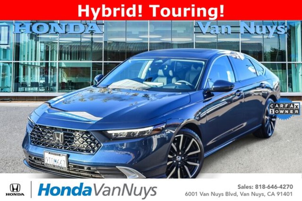 Certified 2025 Honda Accord Hybrid Touring Sedan