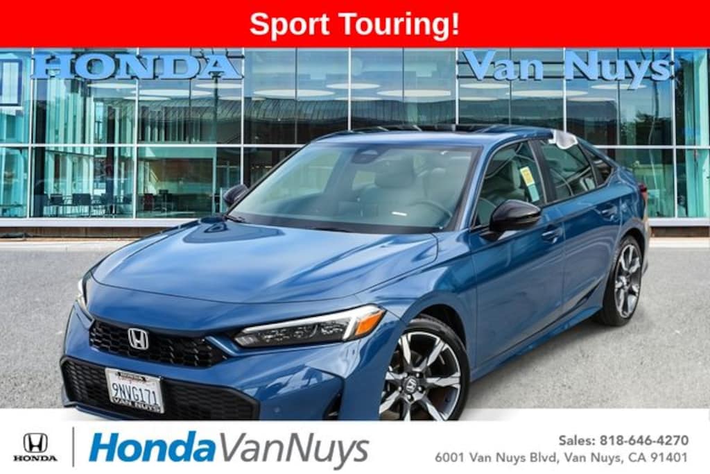Certified 2025 Honda Civic Hybrid Sport Touring Sedan