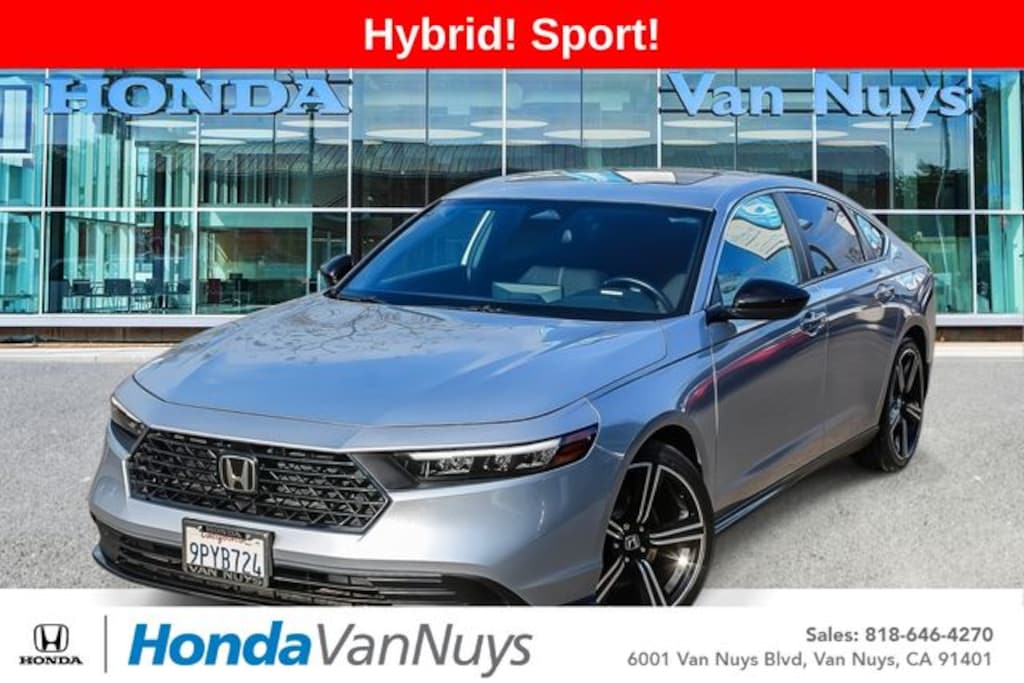 Certified 2025 Honda Accord Hybrid Sport Sedan