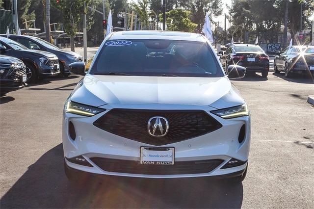 Used 2022 Acura MDX A-Spec Package with VIN 5J8YE1H09NL022326 for sale in Van Nuys, CA