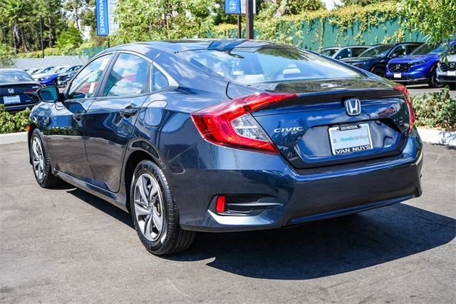 Used 2018 Honda Civic LX with VIN 2HGFC2F50JH523436 for sale in Van Nuys, CA