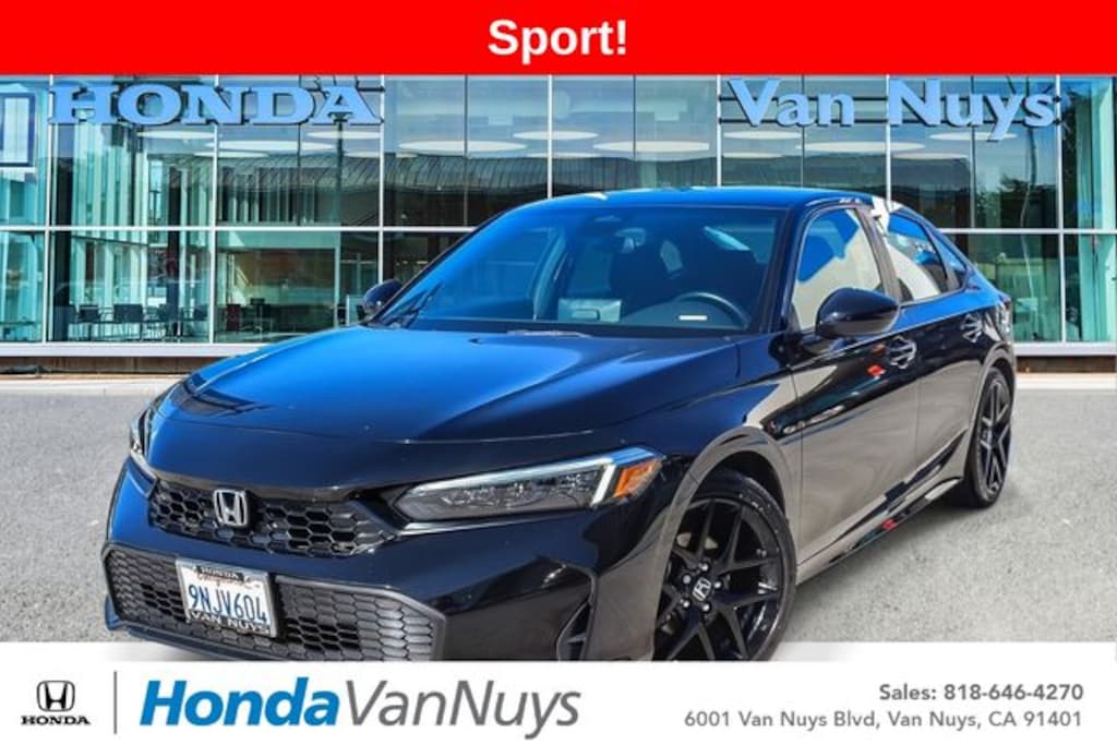 Certified 2025 Honda Civic Sport Sedan