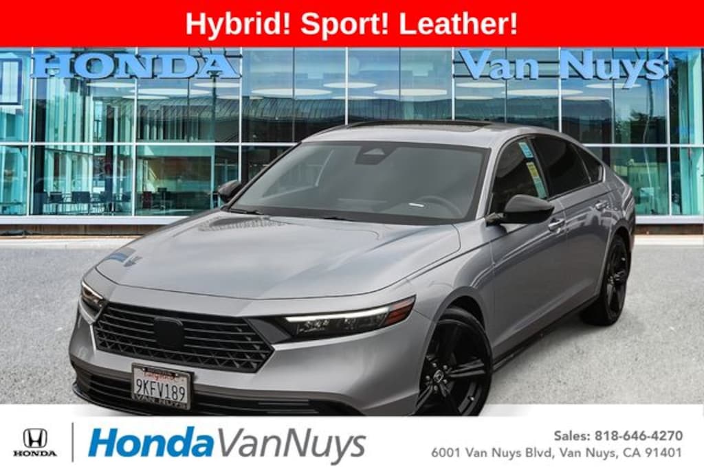 Certified 2024 Honda Accord Hybrid Sport-L Sedan