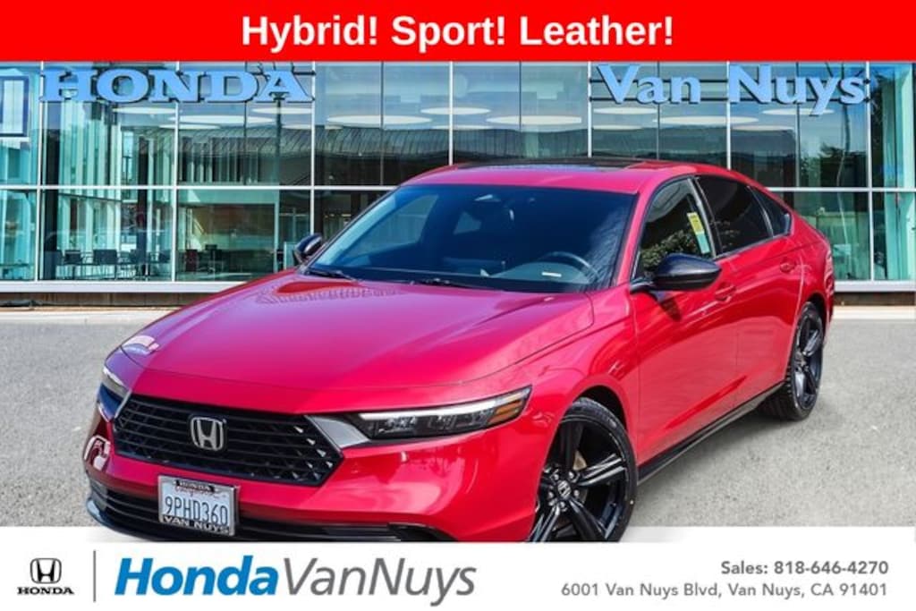 Certified 2024 Honda Accord Hybrid Sport-L Sedan