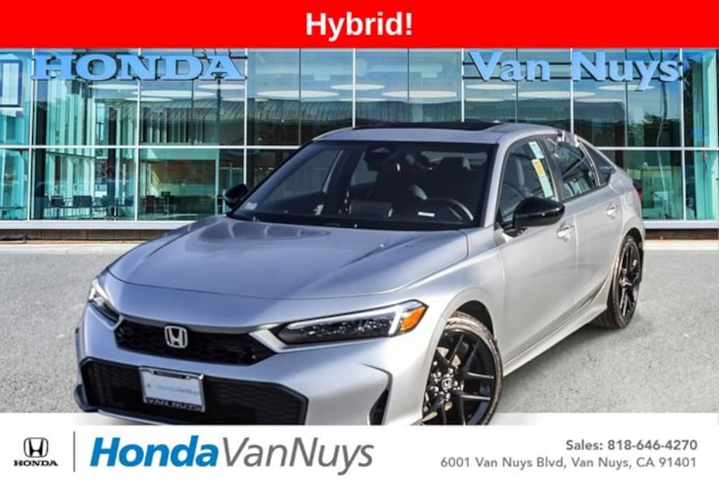 Certified 2025 Honda Civic Hybrid Sport Sedan