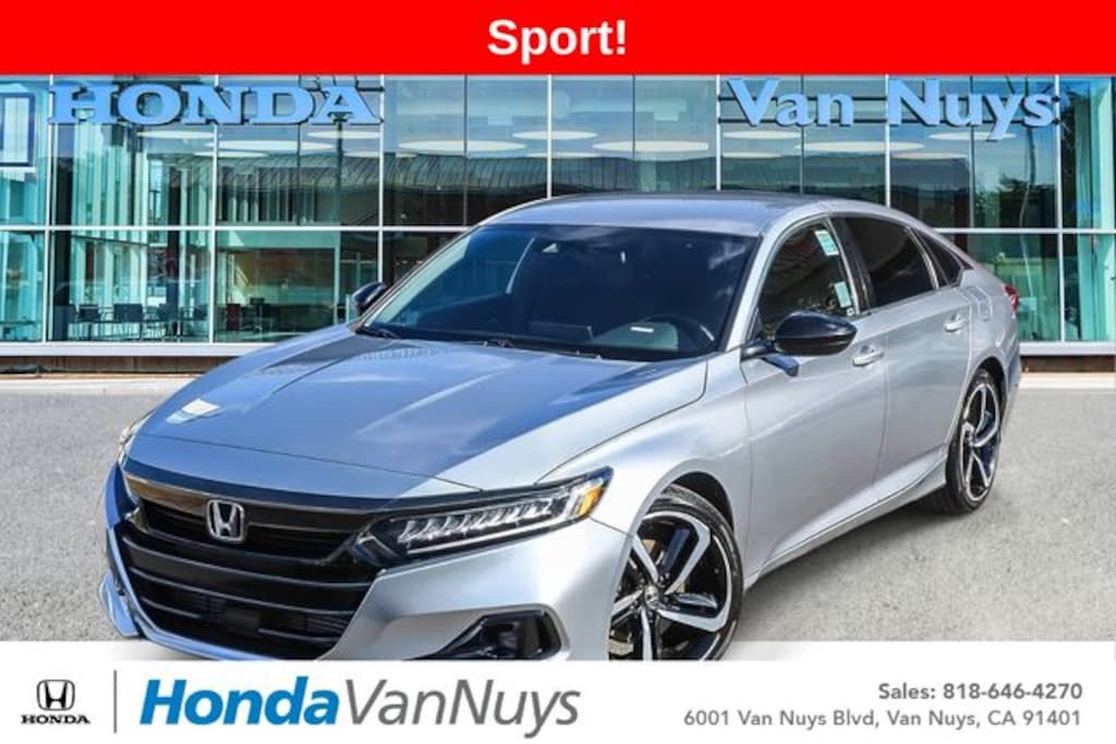Certified 2021 Honda Accord Sport Sedan