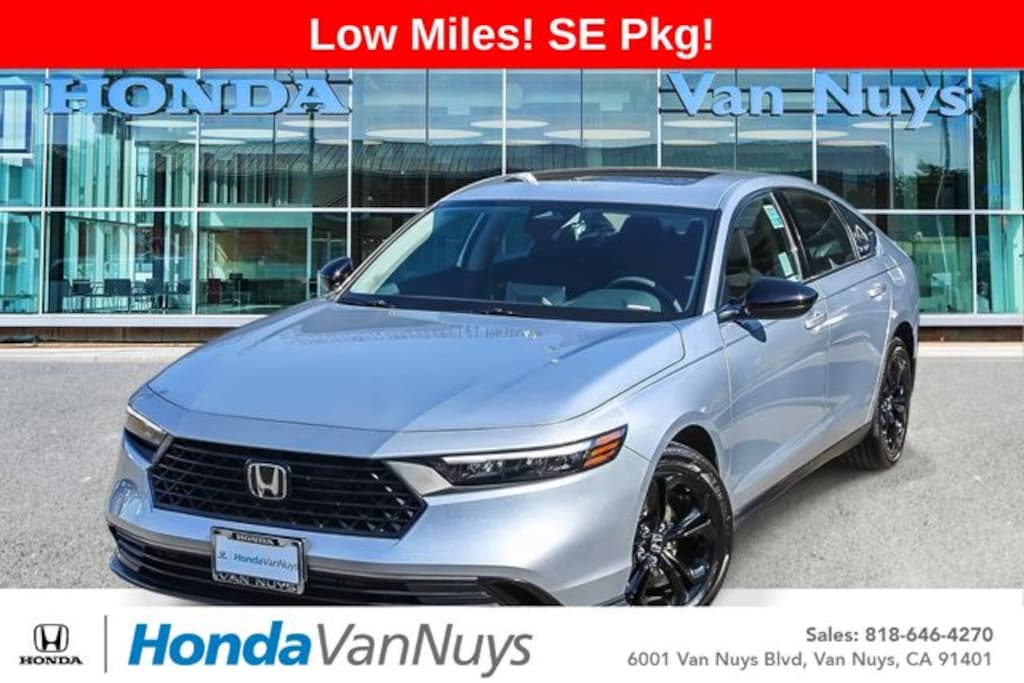 Certified 2025 Honda Accord SE Sedan