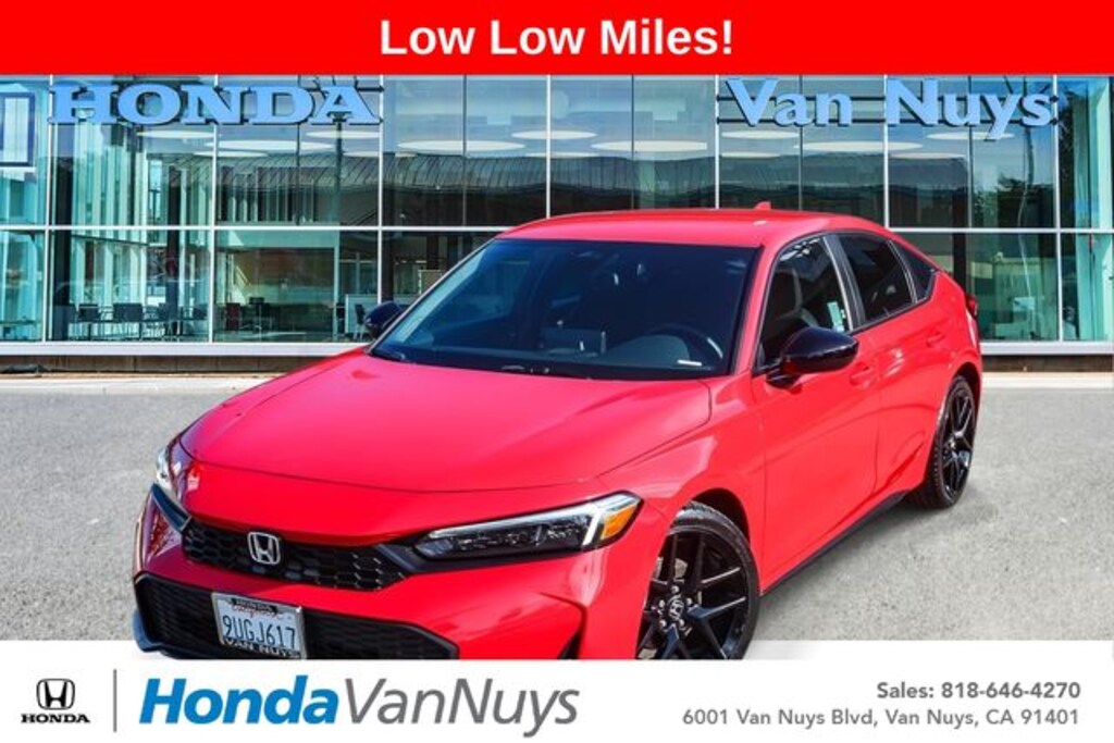 Certified 2025 Honda Civic Sport Hatchback