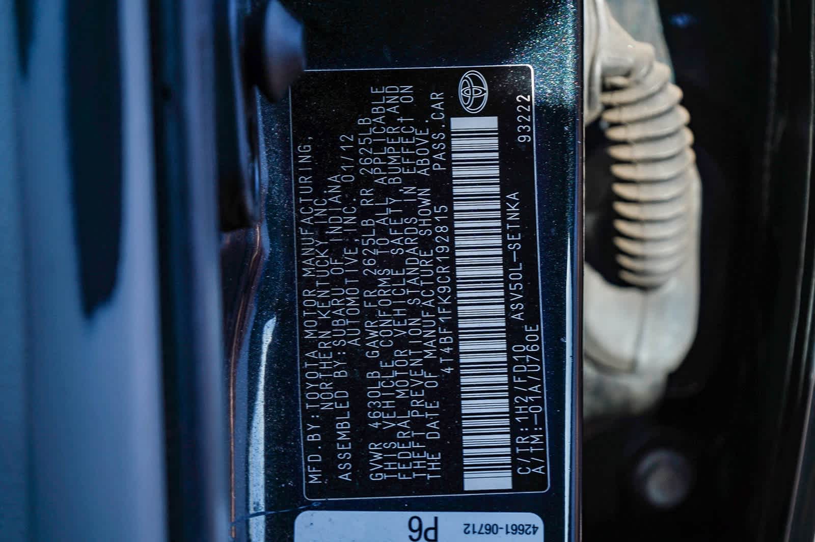 Thumbnail: 2012 Toyota Camry - 10