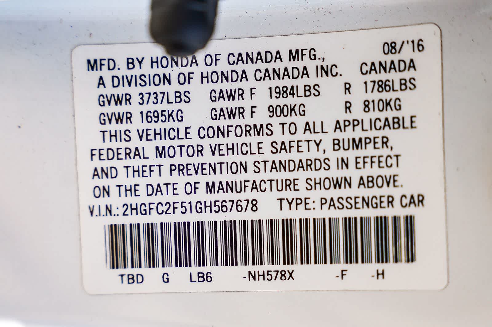 Thumbnail: 2016 Honda Civic - 22