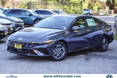 2026 Hyundai Elantra Hybrid Blue Sedan