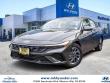 New 2026 Hyundai Elantra Hybrid Blue Sedan