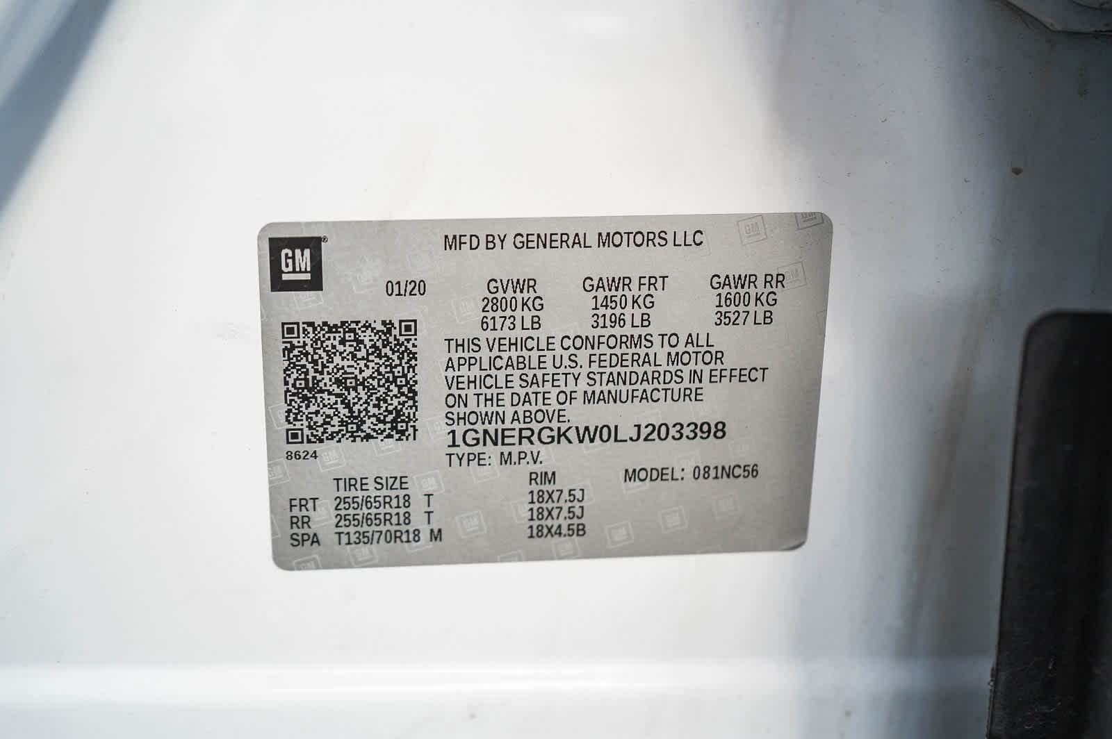 Thumbnail: 2020 Chevrolet Traverse - 13