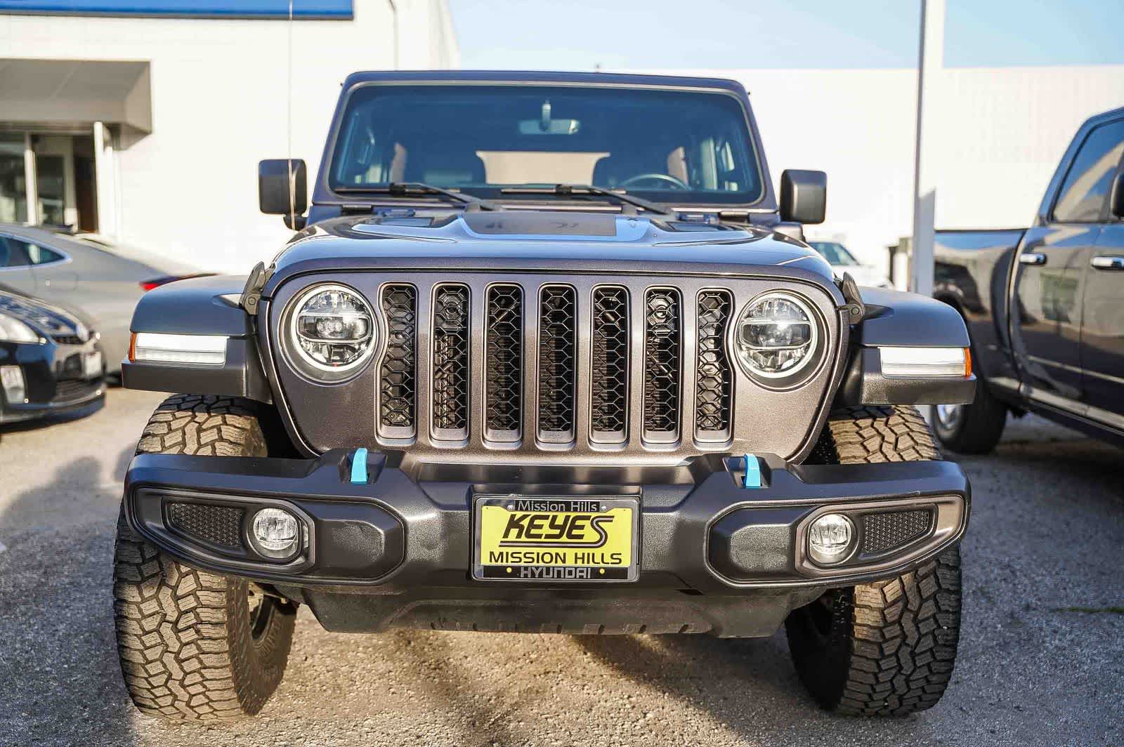 Used 2021 Jeep Wrangler Unlimited Rubicon 4XE with VIN 1C4JJXR66MW633235 for sale in Los Angeles, CA