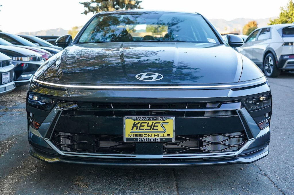 New 2026 Hyundai Sonata Hybrid Blue Sedan