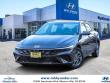 New 2025 Hyundai Elantra Hybrid Blue Sedan