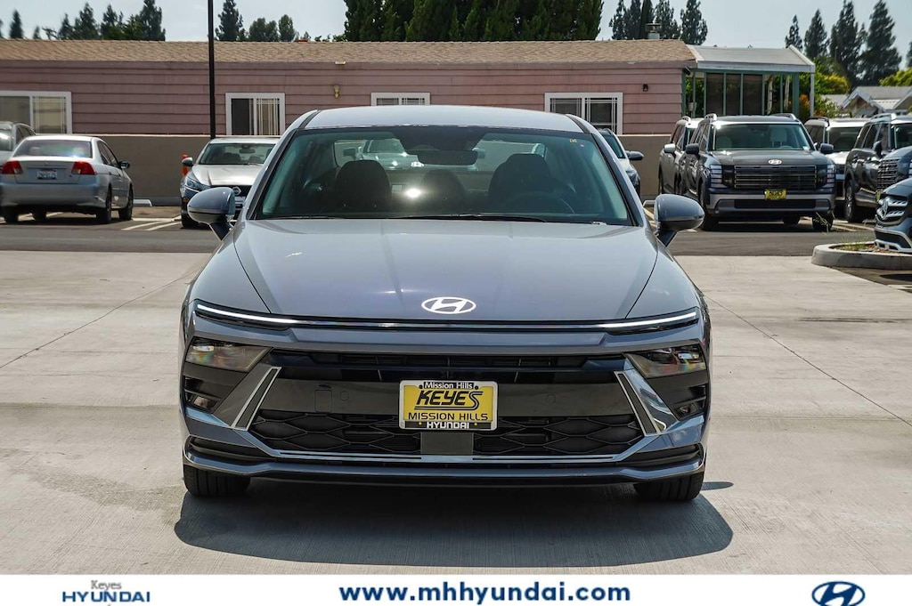 New 2026 Hyundai Sonata Hybrid Blue Sedan