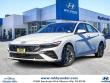 New 2026 Hyundai Elantra Hybrid Blue Sedan