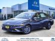 New 2026 Hyundai Elantra Hybrid Blue Sedan