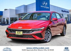 2025 Hyundai Elantra Hybrid Blue Sedan
