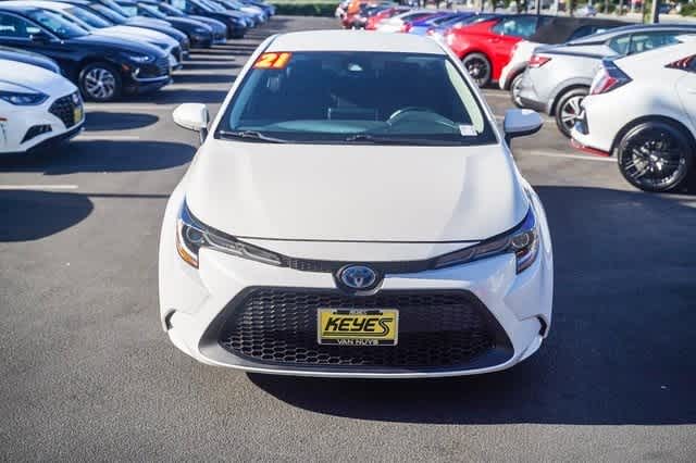 Used 2021 Toyota Corolla LE with VIN JTDEAMDE4MJ007842 for sale in Van Nuys, CA