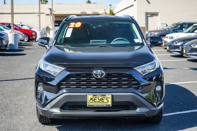 Used 2020 Toyota RAV4 XLE with VIN 2T3W1RFV9LW082809 for sale in Van Nuys, CA