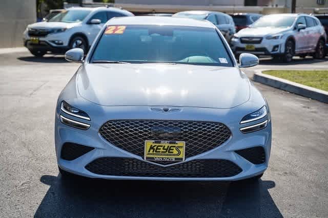 Used 2022 GENESIS G70 Standard with VIN KMTG54TE2NU082118 for sale in Van Nuys, CA