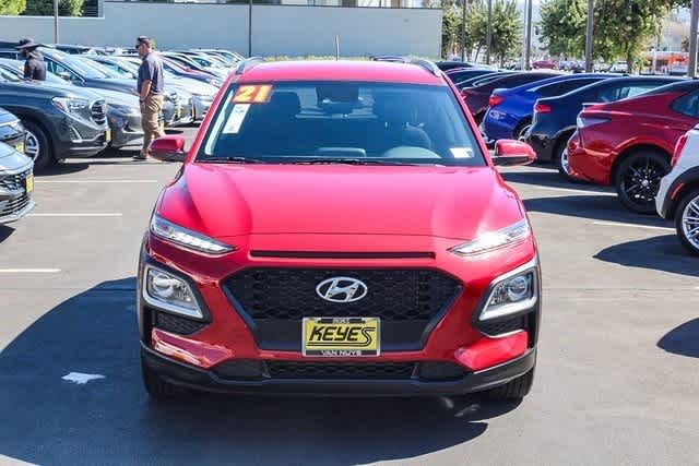 Certified 2021 Hyundai Kona SEL with VIN KM8K22AA3MU661084 for sale in Van Nuys, CA