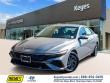 New 2025 Hyundai Elantra Hybrid Blue Sedan