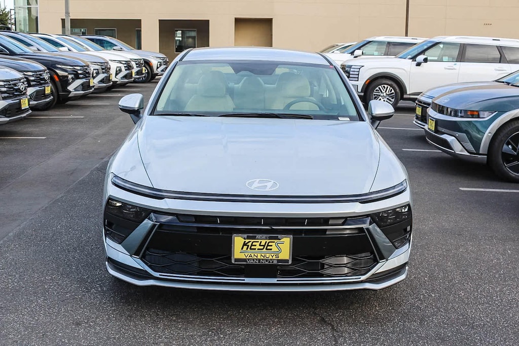 New 2026 Hyundai Sonata Hybrid Blue Sedan