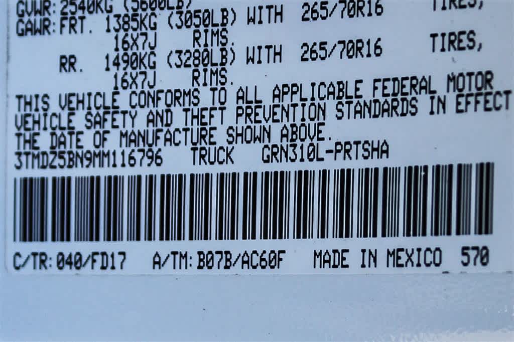 Thumbnail: 2021 Toyota Tacoma - 28